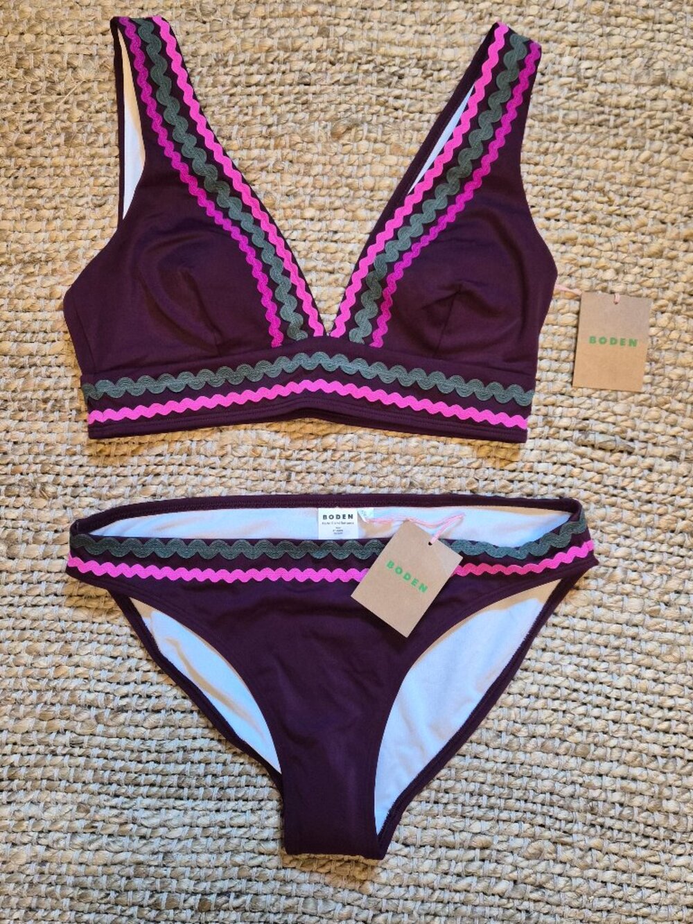 Boden Bikini set Top & Bottom - Chocberry